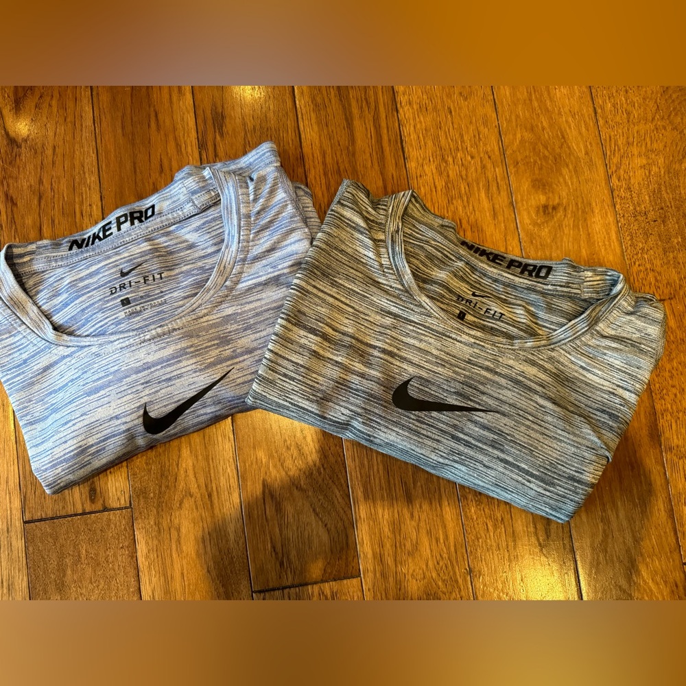 Nike Pro long sleeve T-shirts. Set of 2